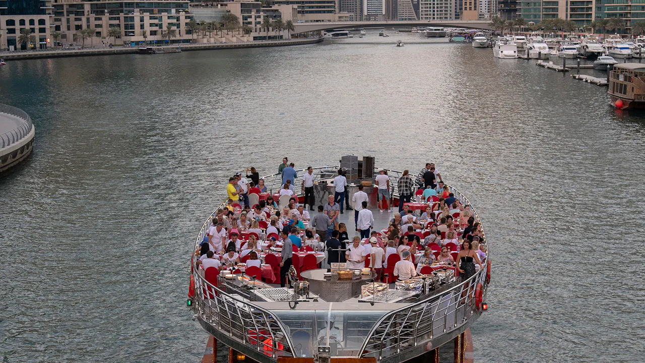 Sunset Dinner Dhow Cruise at Dubai Marina