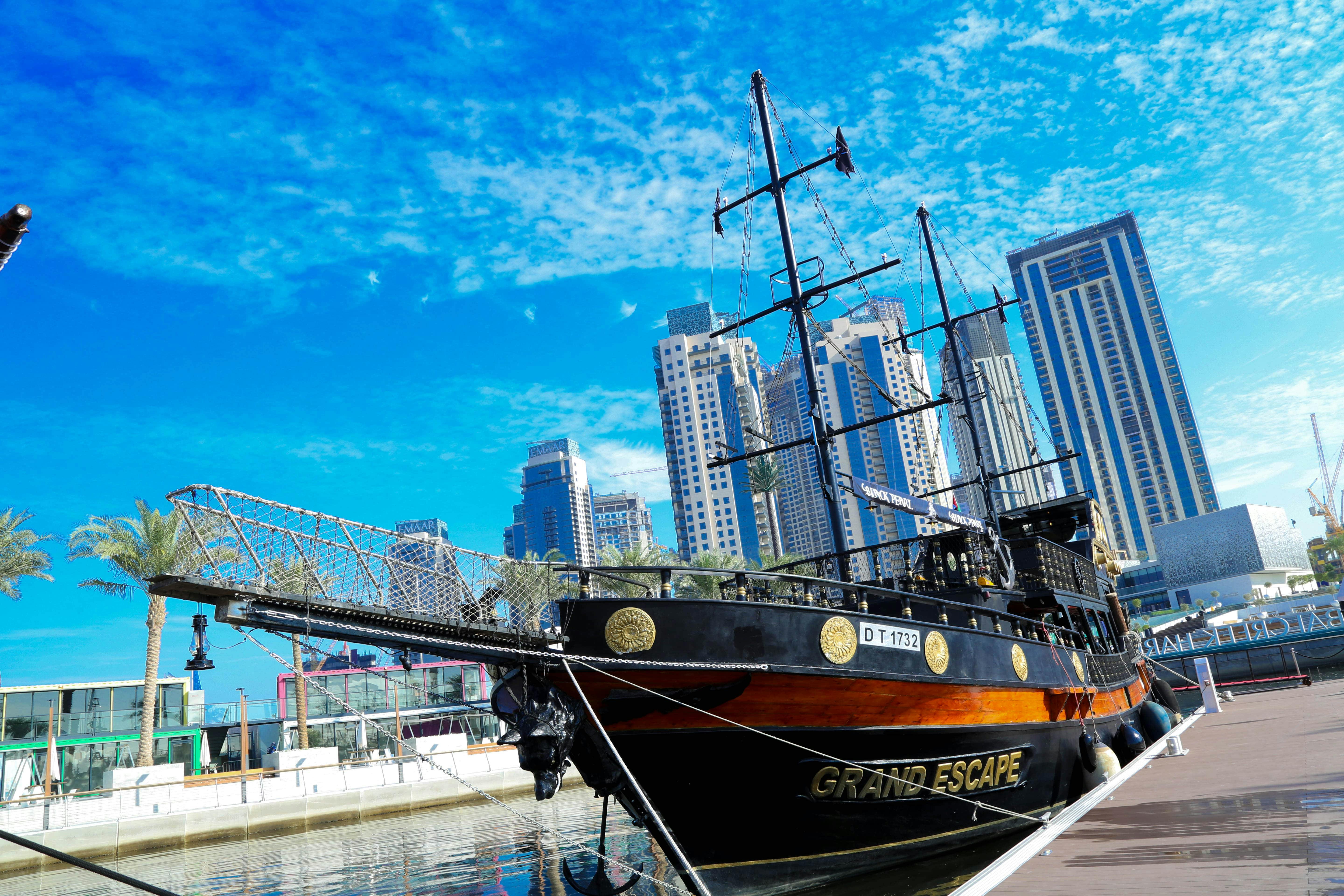 Pirate Brunch and Swim at Dubai Canal Location