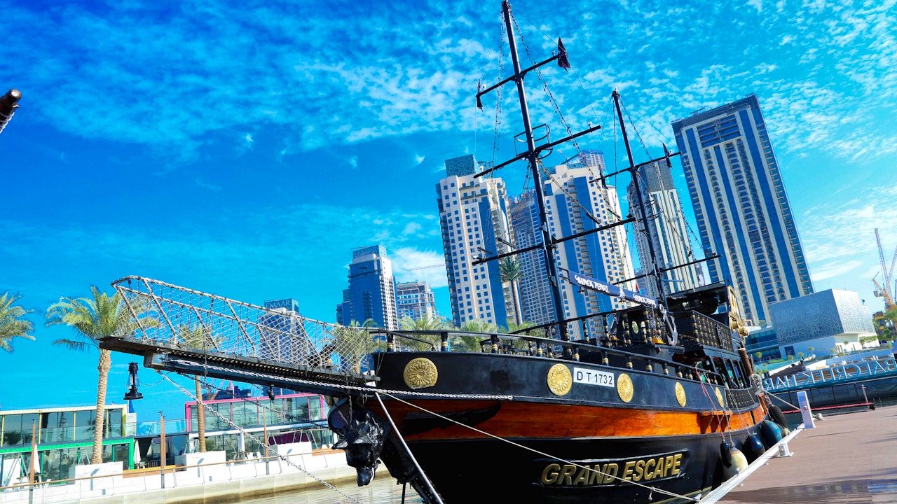 Pirate Brunch and Swim at Dubai Canal Location
