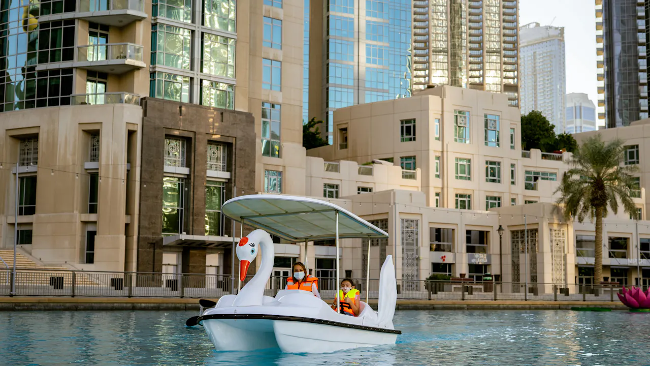 Dubai Fountain Electric Swan Boats Price