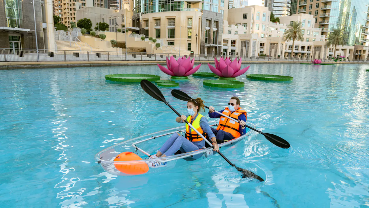 Dubai Fountain Kayaking Adventure Location