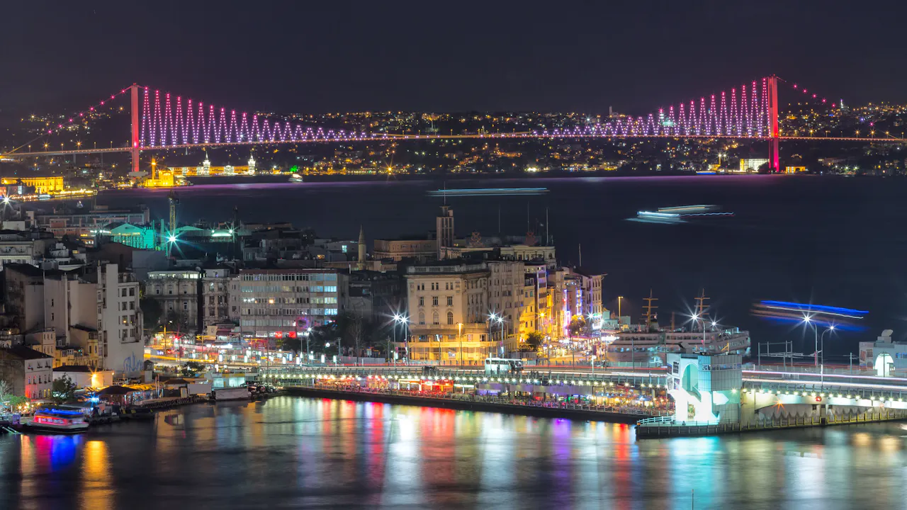 Bosphorus Dinner Cruise with Sightseeing and Show Ticket