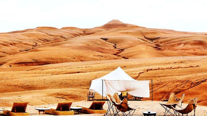 Sunset Camel Ride experience at the Agafay Rocky Desert Ticket