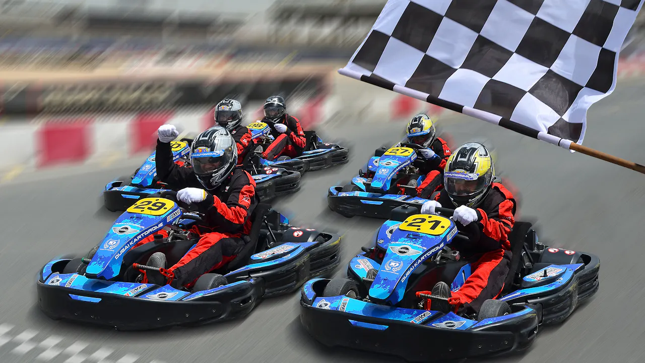 Outdoor Karting at Dubai Autodrome