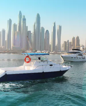 Dubai Private Yacht: 34 Feet (Up to 10 Pax)