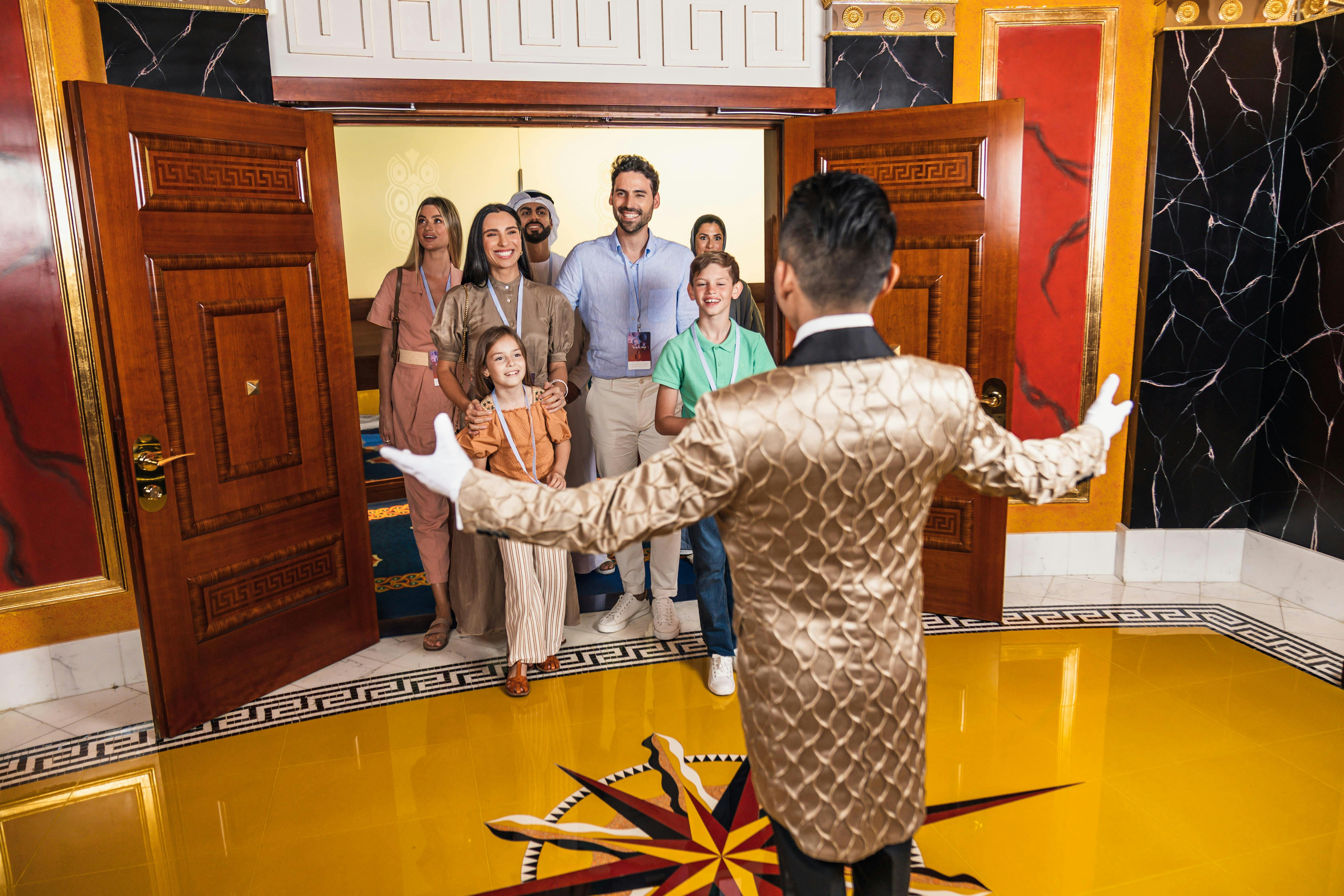 Inside Burj Al Arab Tour with Gold Cappuccino at UMA Lounge 