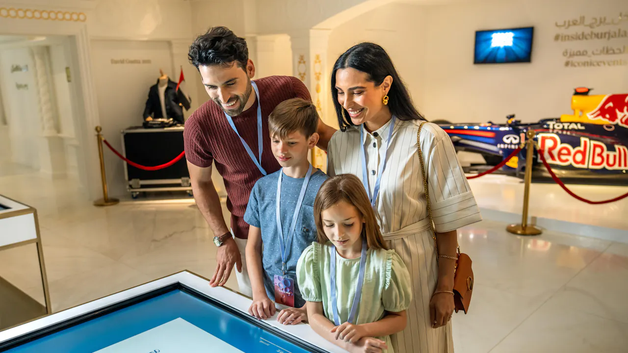 Inside Burj Al Arab Tour with Gold Cappuccino at UMA Lounge Category