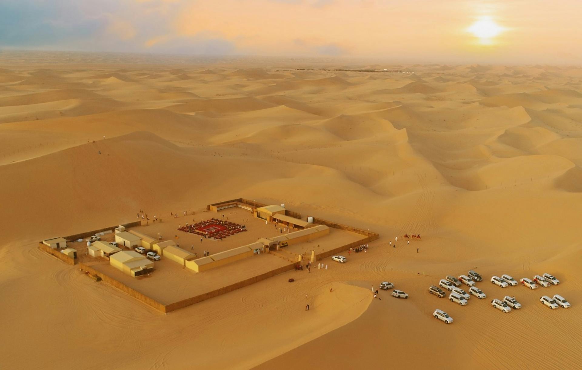 Sunrise Desert Safari Abu Dhabi Location