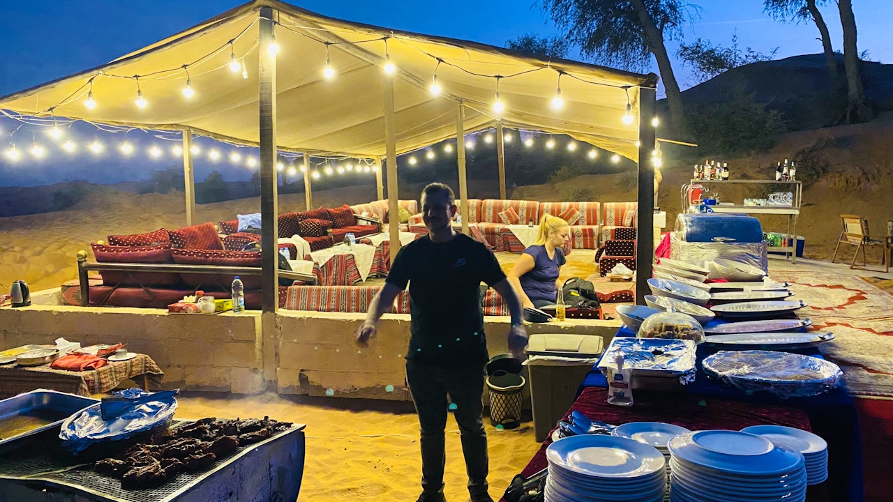 Romantic Dune Dinner Abu Dhabi Location