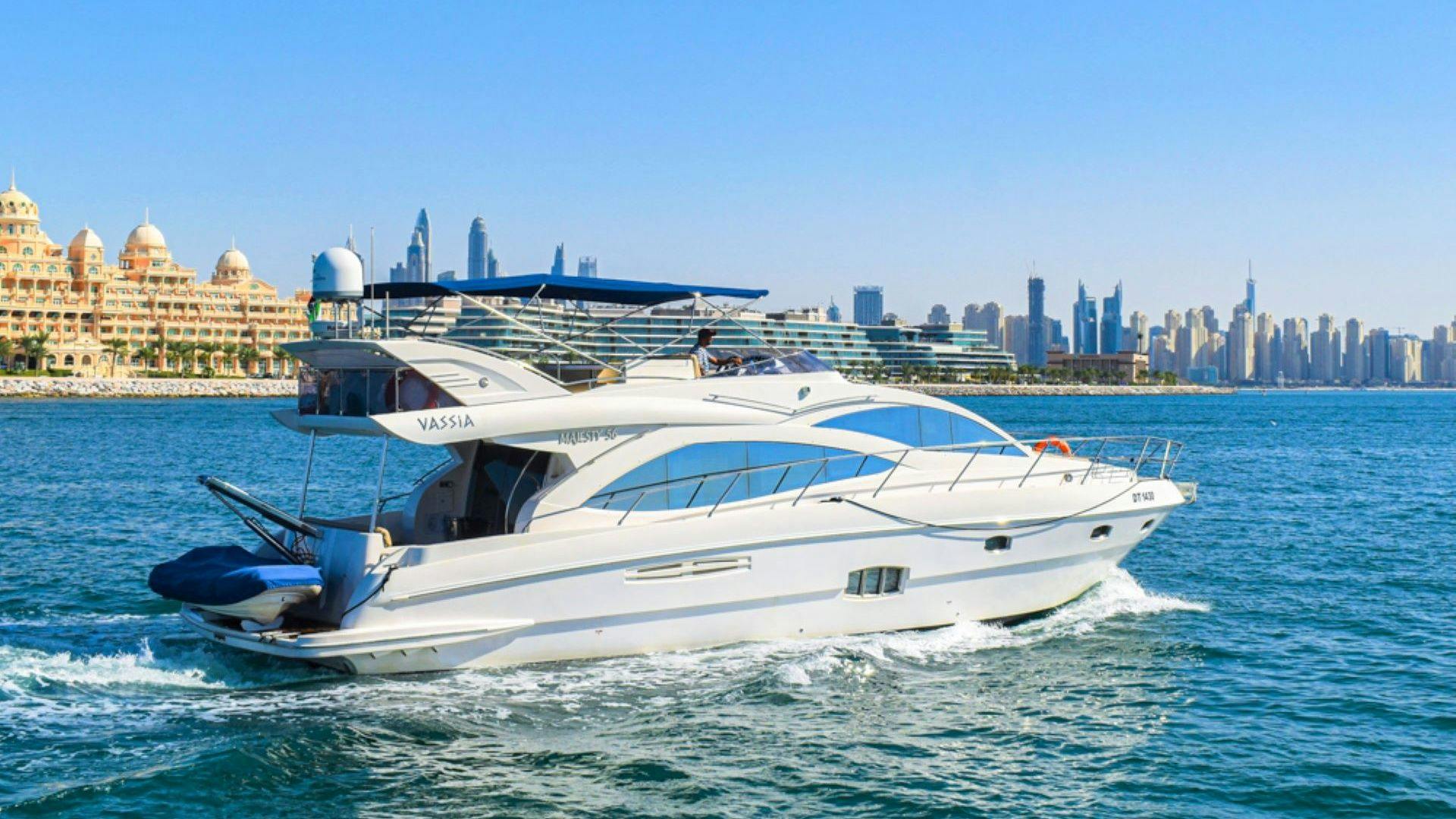 Rent a Luxury Yacht in Dubai - 56 ft Vassia Cruiser Ticket
