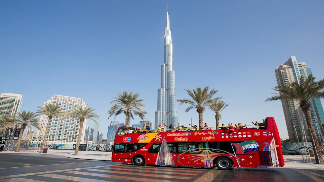 Dubai Hop on Hop Off Bus Tour - 72 hours