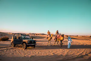 Morning Desert Safari by Vintage G Class at Al Marmoom Oasis