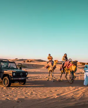 Morning Desert Safari by Vintage G Class at Al Marmoom Oasis