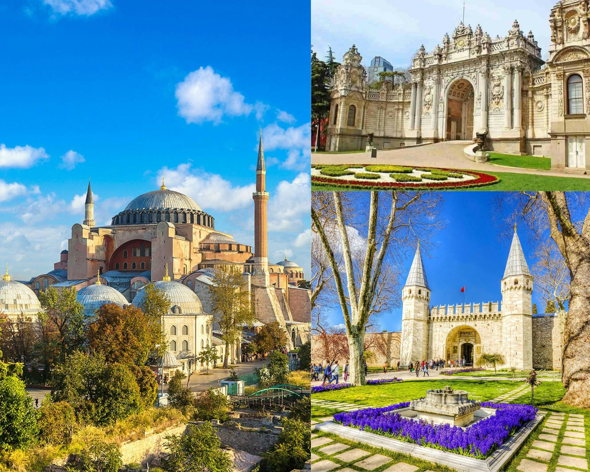 Combo: Hagia Sophia, Dolmabahçe Palace & Topkapi Palace
