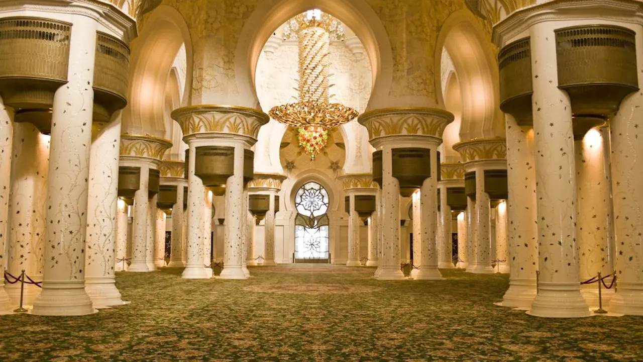 Grand Mosque and Louvre Museum From Dubai Thrillark