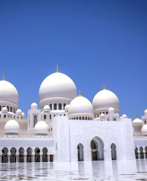 Grand Mosque and Louvre Museum Tour