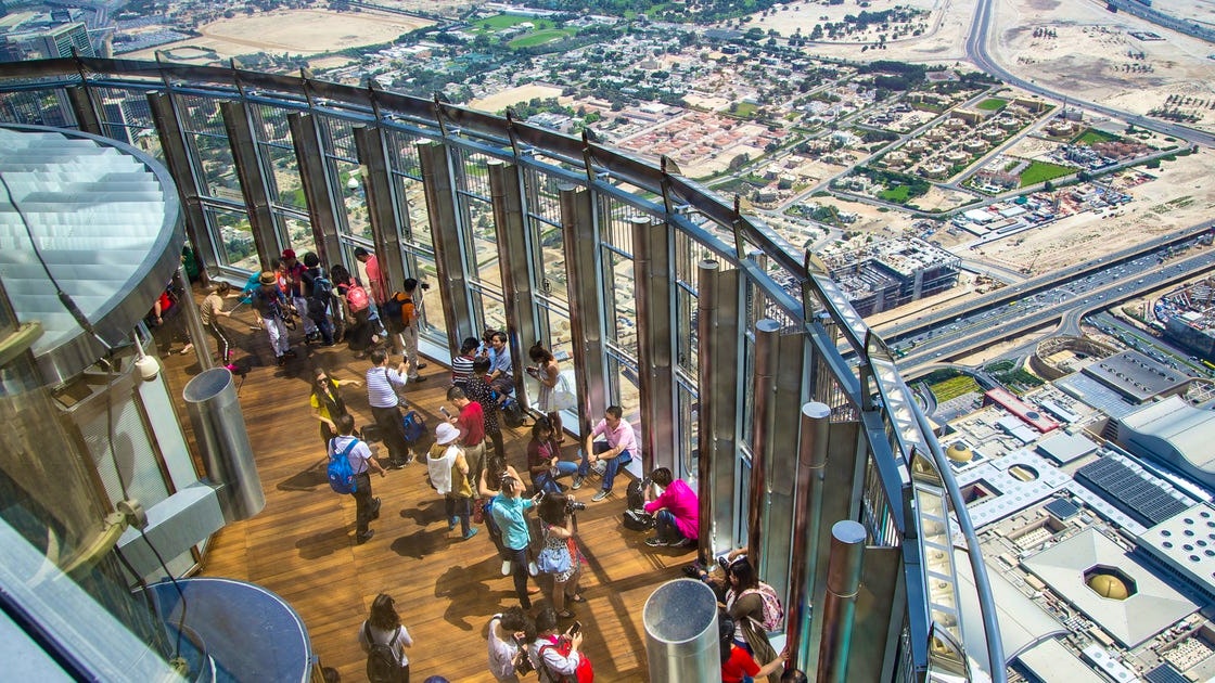 Burj Khalifa observation deck + Infinity des Lumieres Tour Category