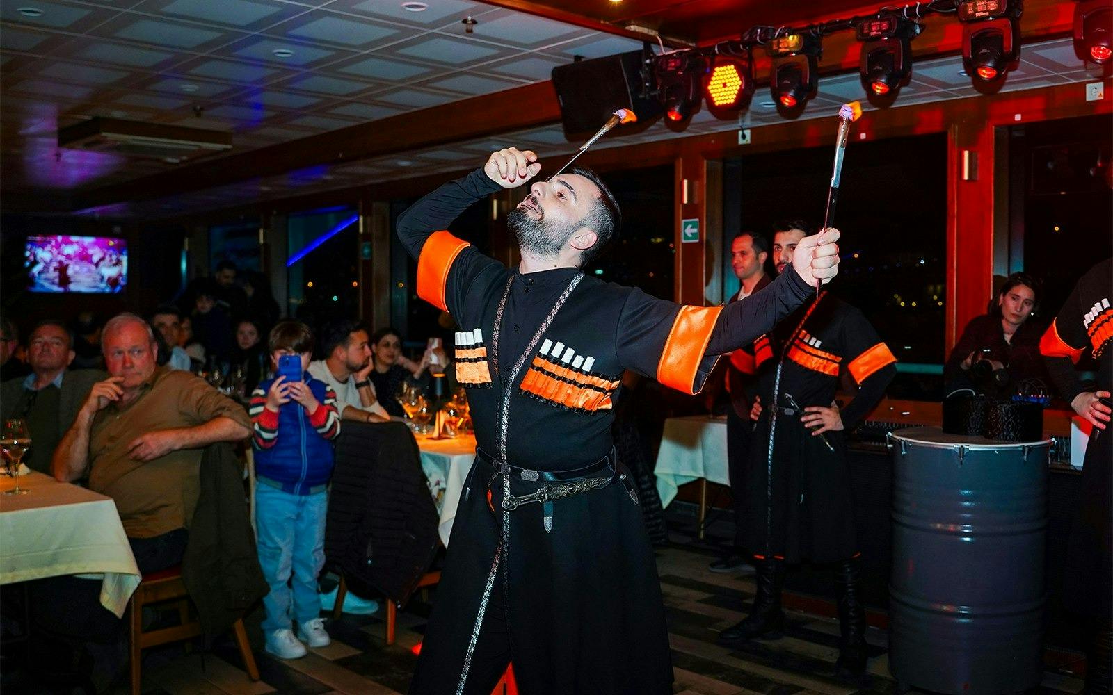 Bosphorus Strait Catamaran Cruise with Dinner Location