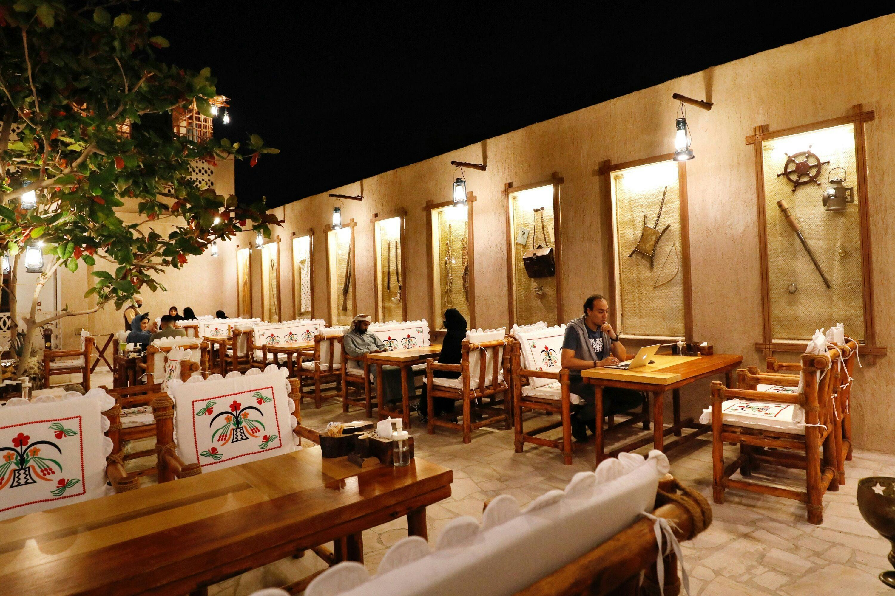 Ethnic Emirati Cuisine at Al Khayma Heritage Restaurant Location