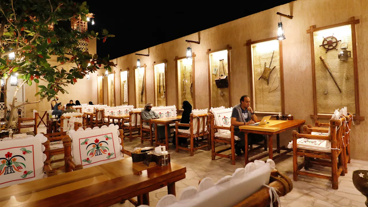 Ethnic Emirati Cuisine at Al Khayma Heritage Restaurant Location