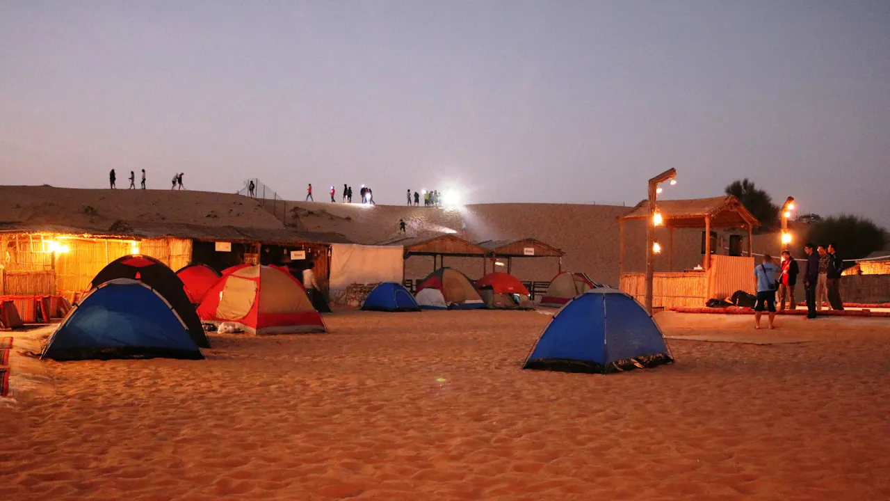 Overnight Desert Safari with Arabian Nights Experience Location
