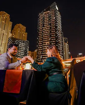 Dubai Marina Dhow Cruise with Buffet Dinner