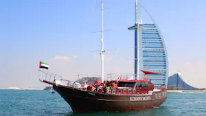 Dubai Marina Sailing Tour with BBQ and Swimming Experience