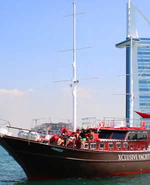 Dubai Marina Sailing Tour with BBQ and Swimming Experience