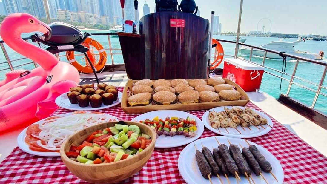 Dubai Marina Sailing Tour with BBQ and Swimming Experience Location