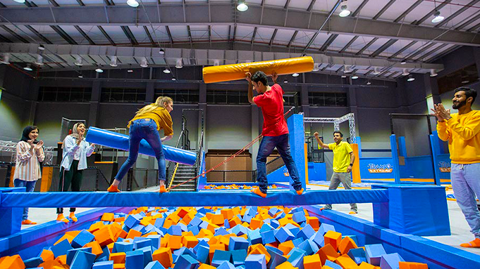 Trampo Extreme - 2 Hours Trampoline Fun at Nakheel Mall Discount