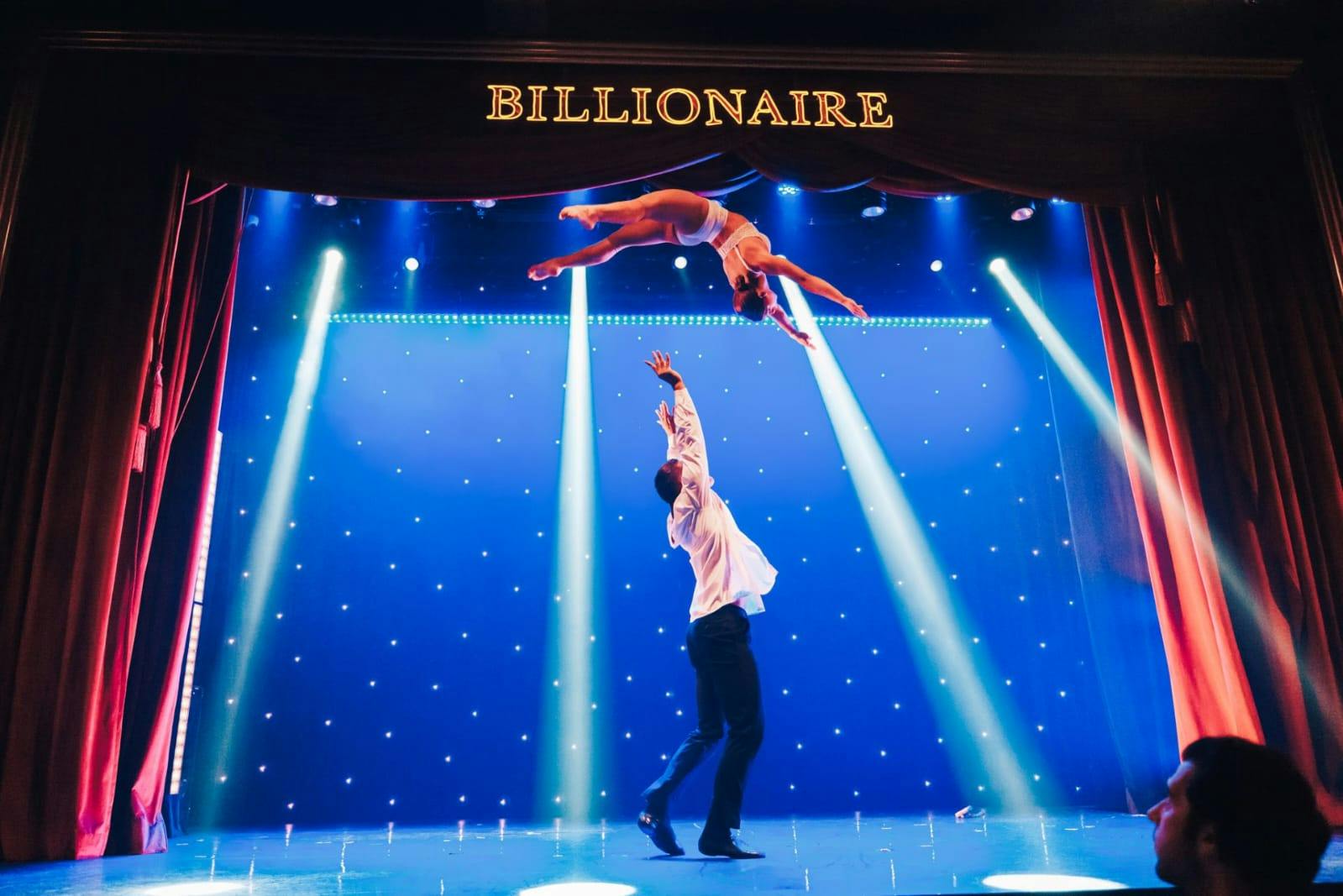 Luxury Dinner Show Experience at Billionaire Dubai Discount