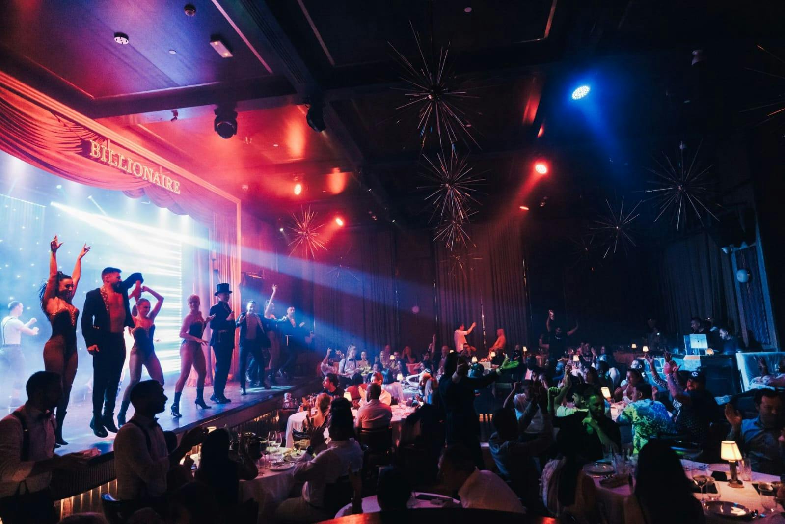 Luxury Dinner Show Experience at Billionaire Dubai Ticket