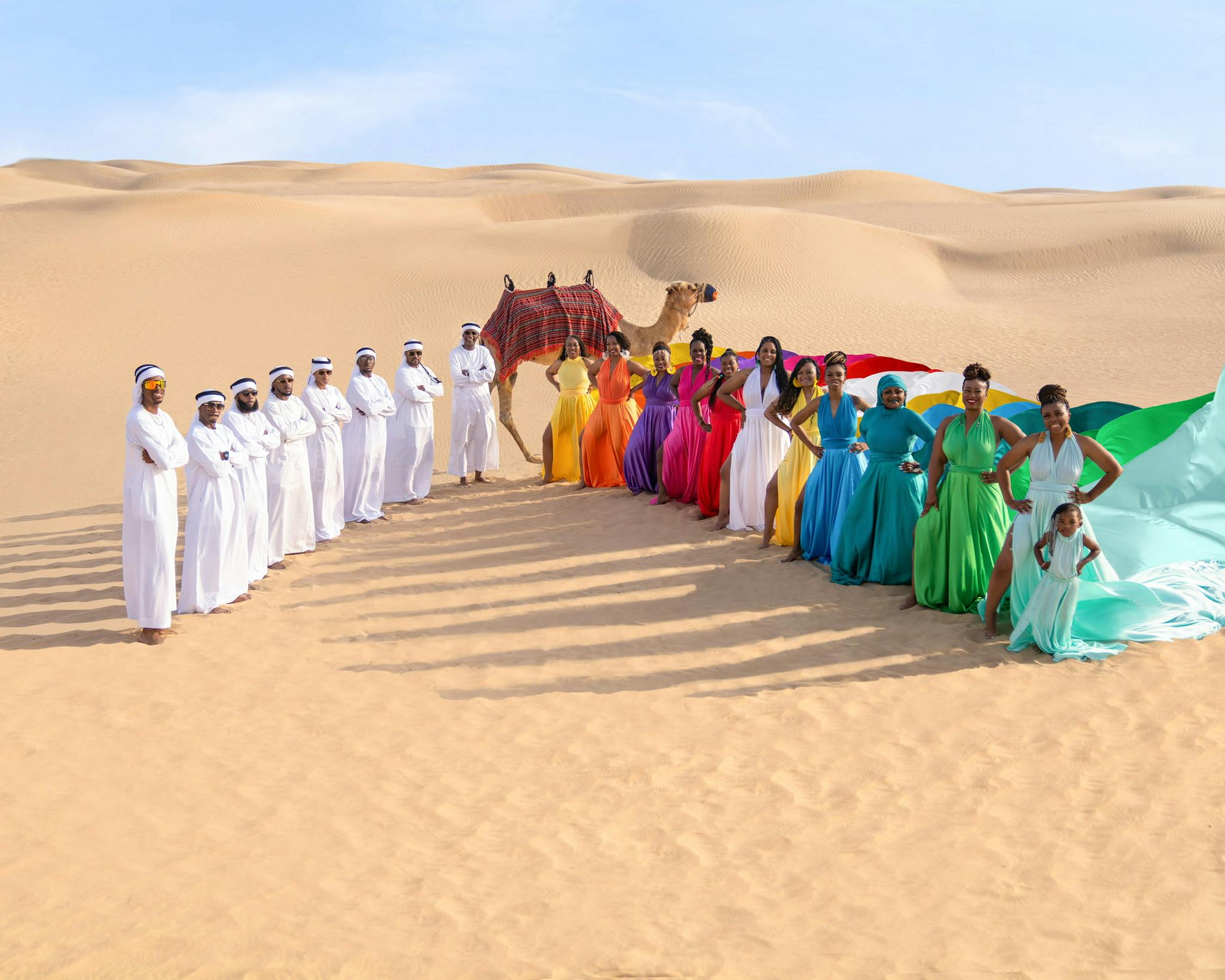 Flying Dress Photoshoot Dubai Location