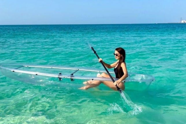 Clear Kayaking in Dubai with Burj Khalifa view Price