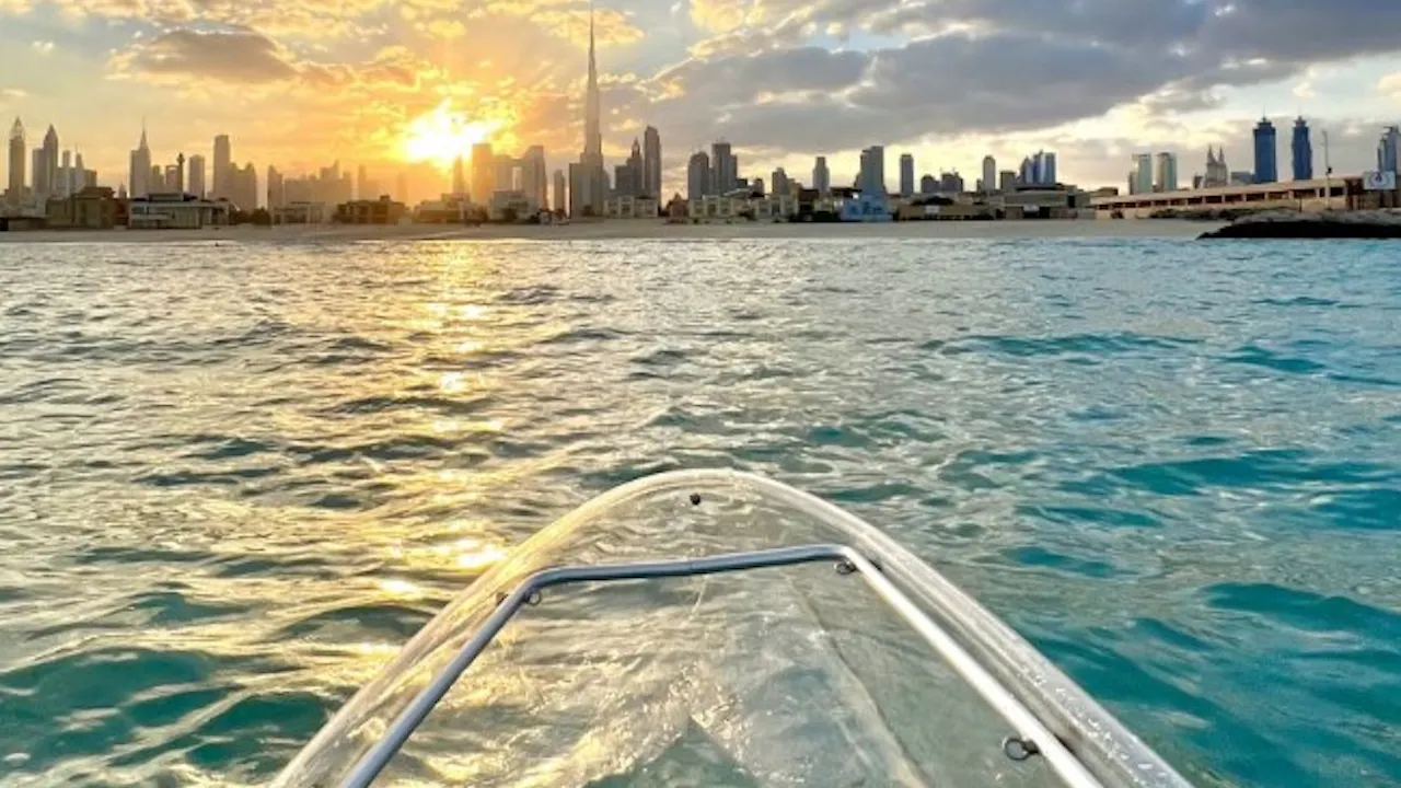 Clear Kayaking in Dubai with Burj Khalifa view Ticket