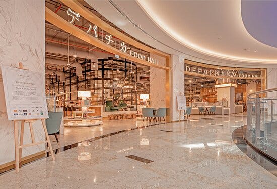 The View at The Palm with a Treat at Depachika Location