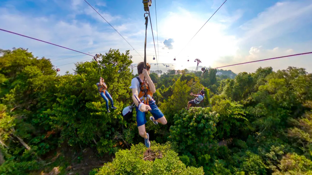 Singapore Zipline at Mega Adventure Park