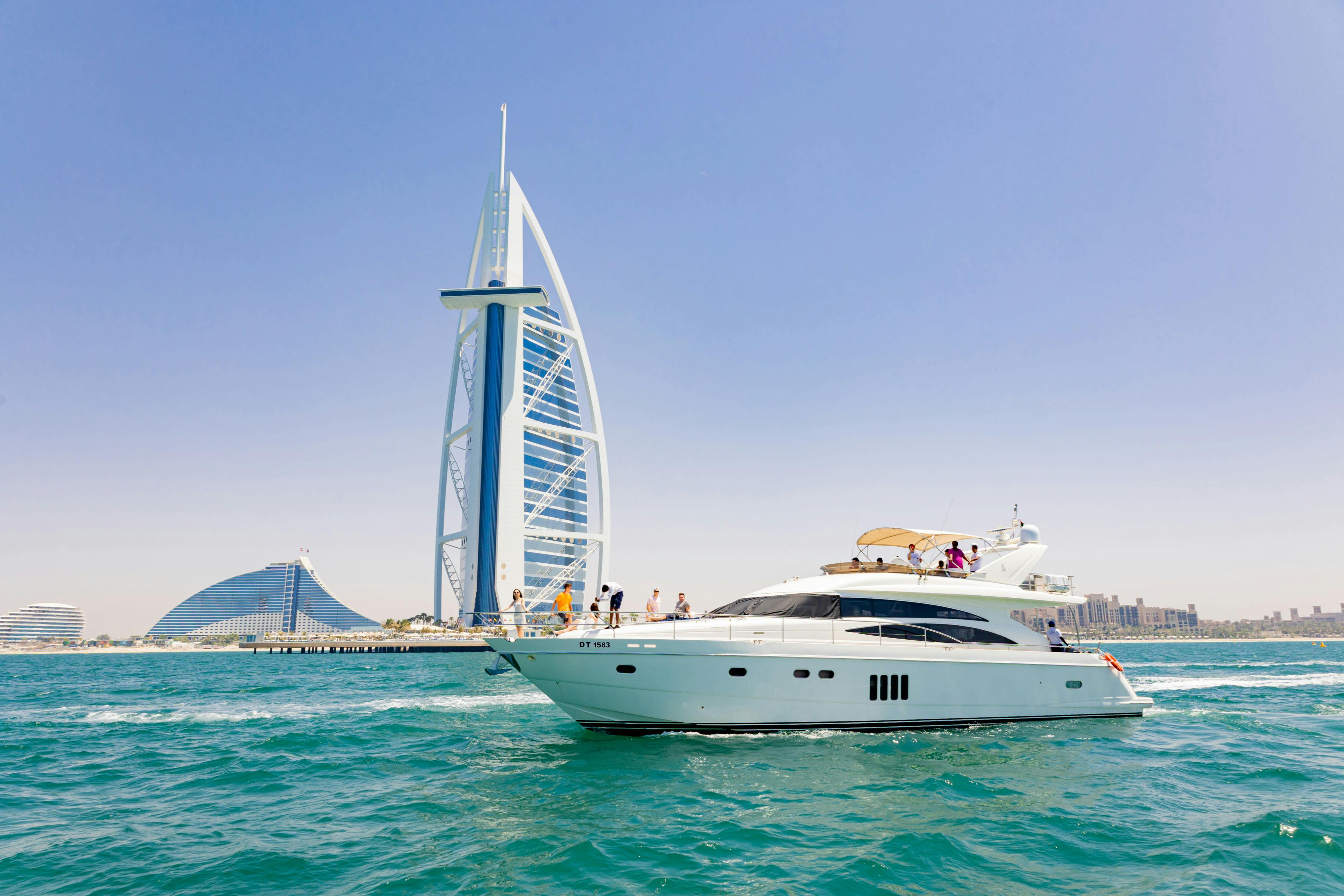 Luxury Yacht Sharing Tour with Extended Burj Al Arab Experience Thrillark