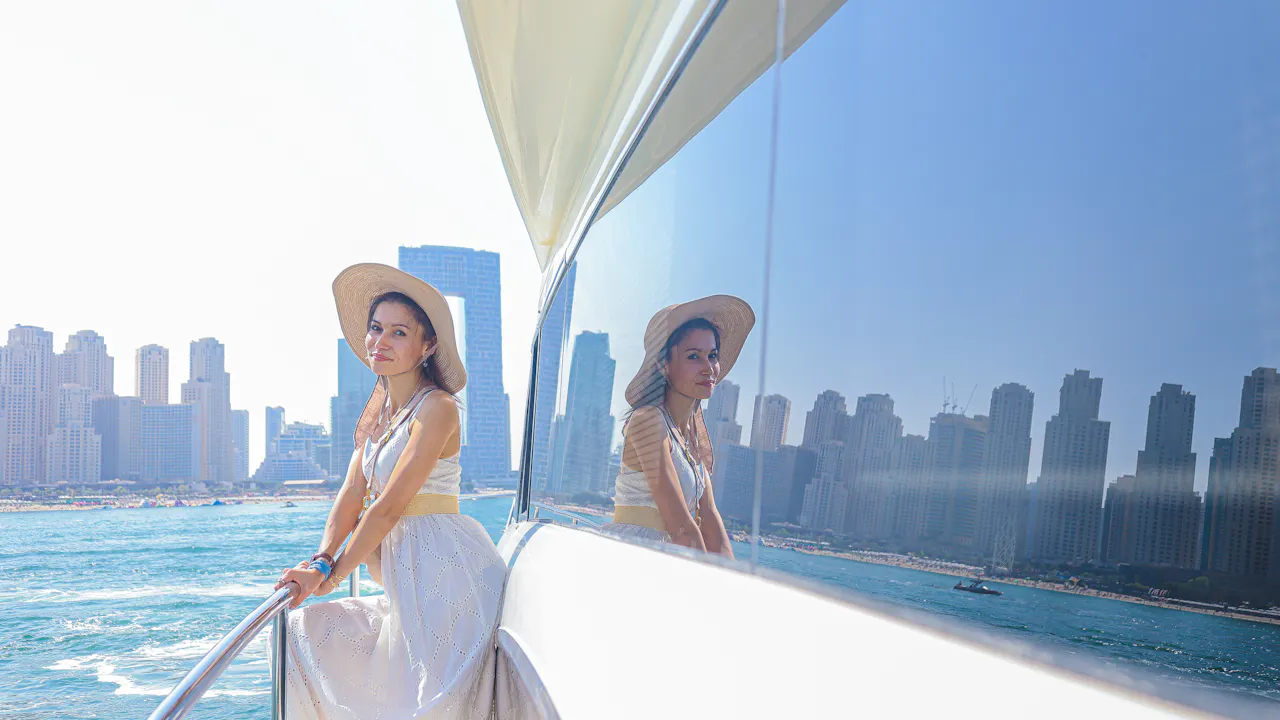 Luxury Yacht Sharing Tour along Burj Al Arab Coastline Category