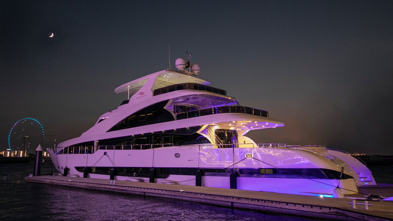 Luxury Super Yacht Experience With Unlimited Premium Beverages Location
