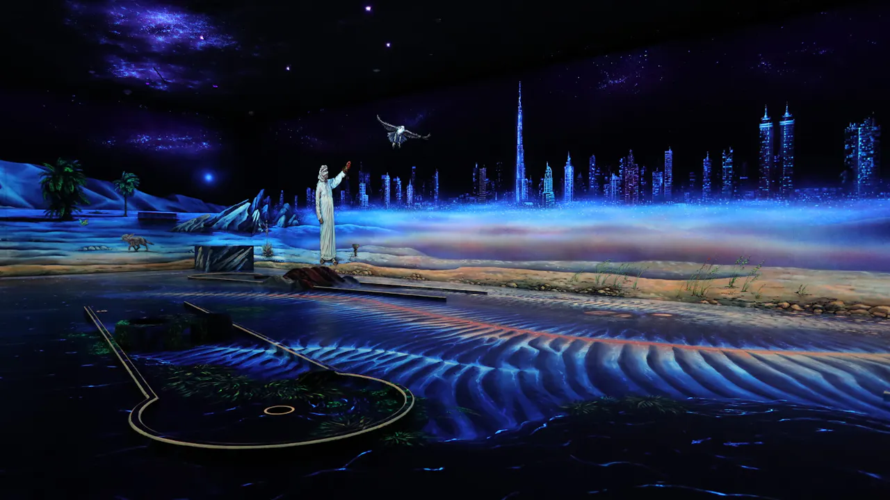 3D Blacklight Minigolf