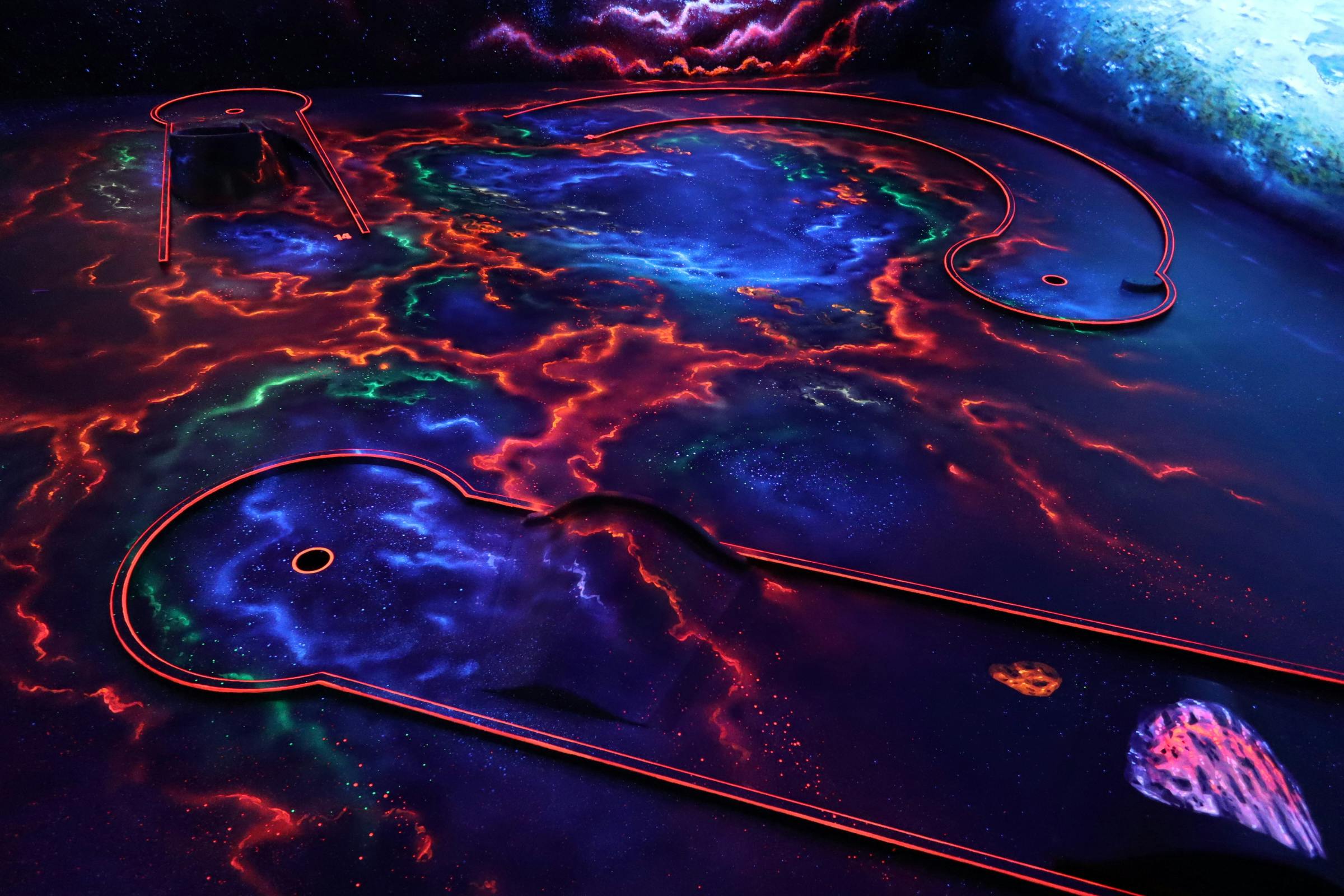 3D Blacklight Minigolf Category