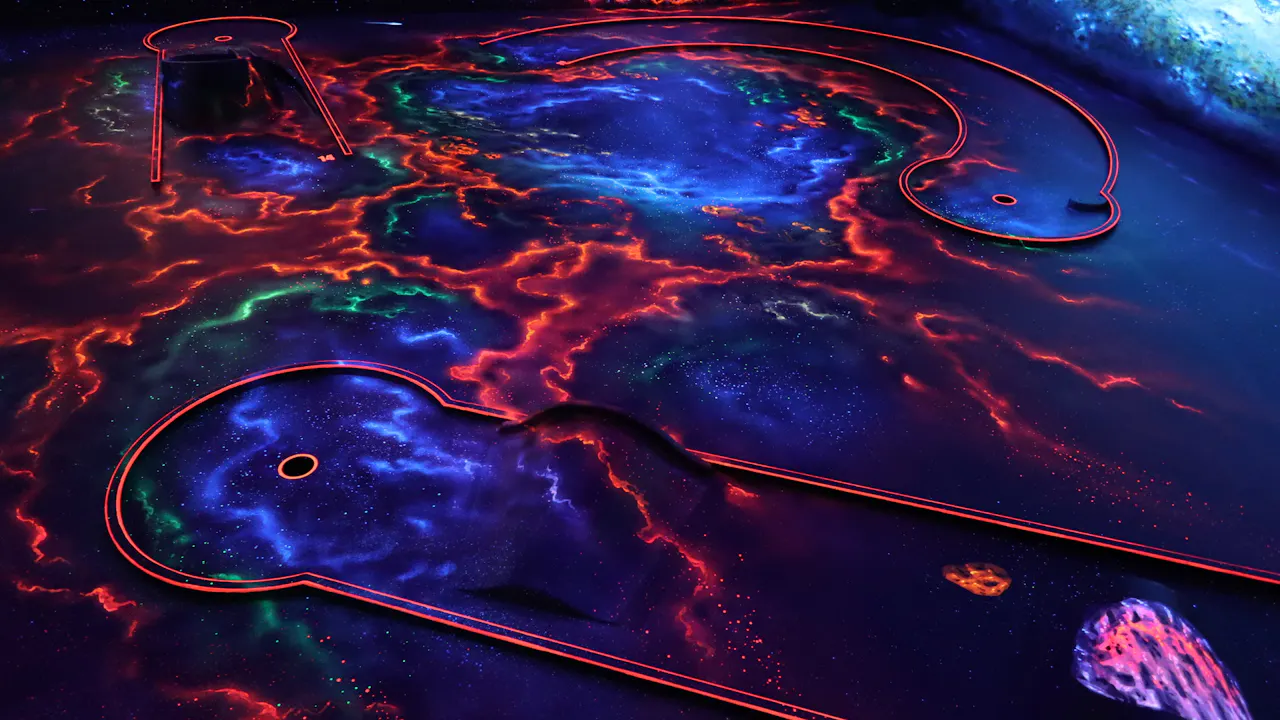 3D Blacklight Minigolf Category