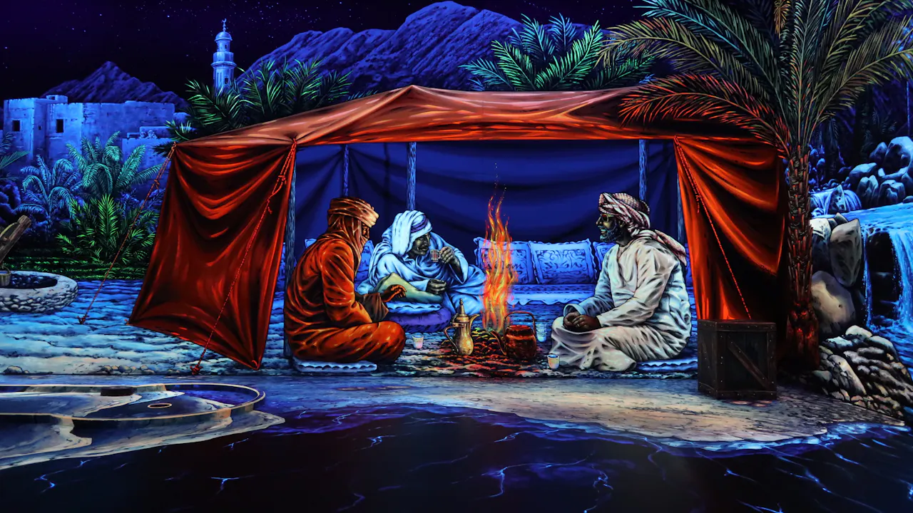 3D Blacklight Minigolf