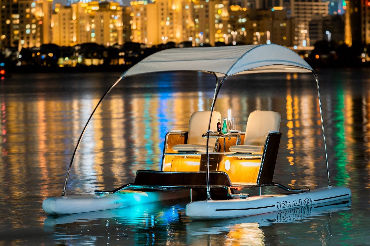 Luxury Electric Catamaran Ride for 15, 30 minutes in Dubai Ticket