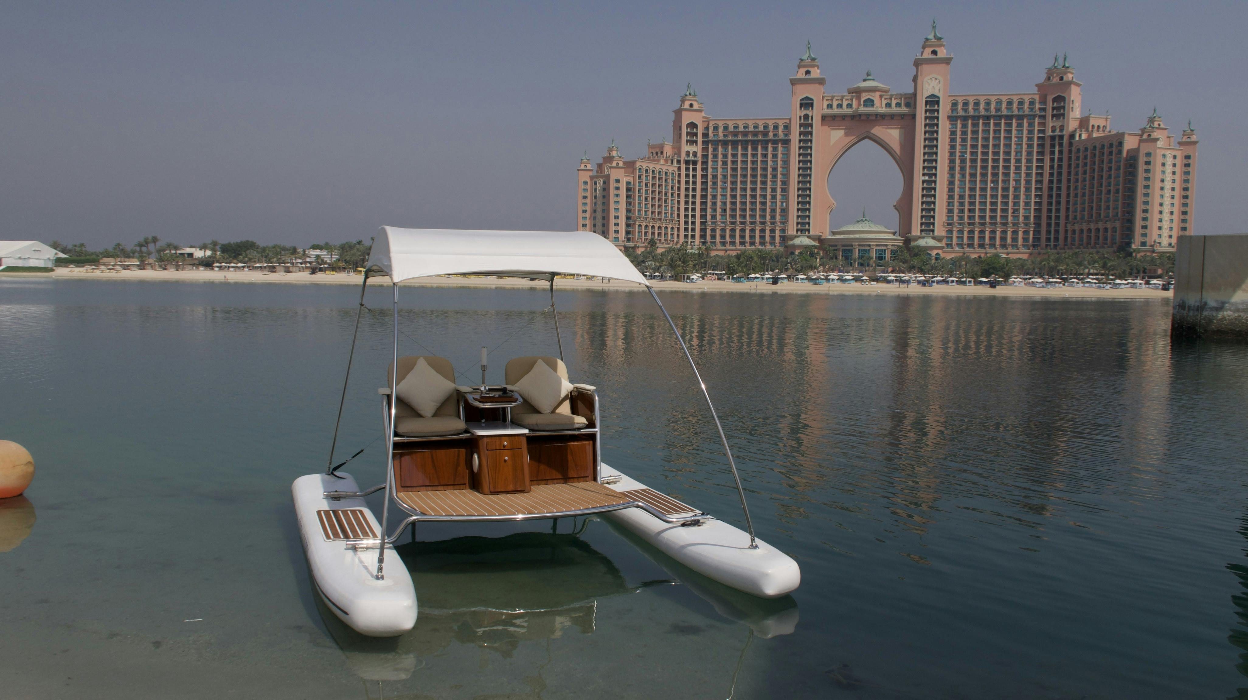 Luxury Electric Catamaran Ride for 15, 30 minutes in Dubai Discount