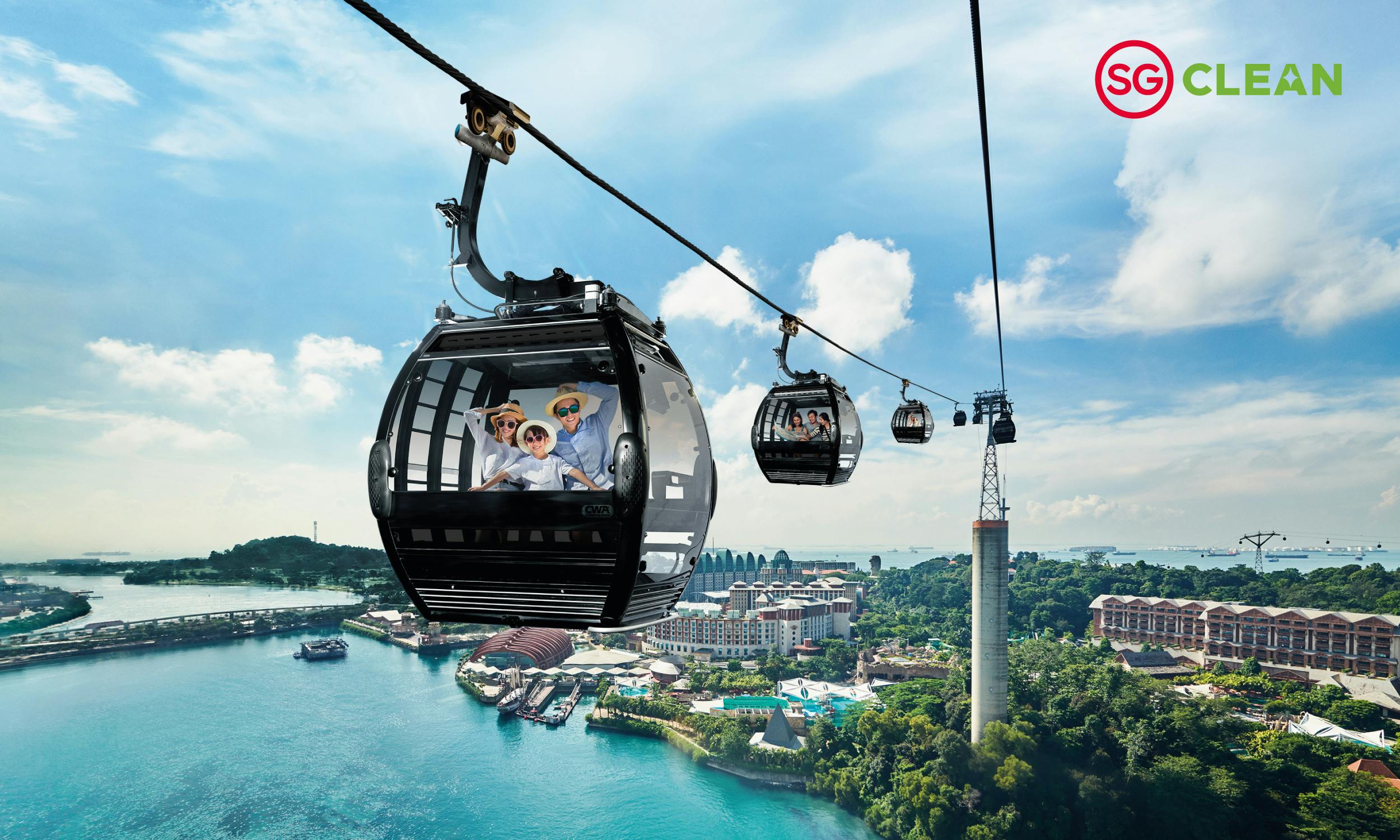 Singapore Cable Car Flexi Pass with 3 Attractions