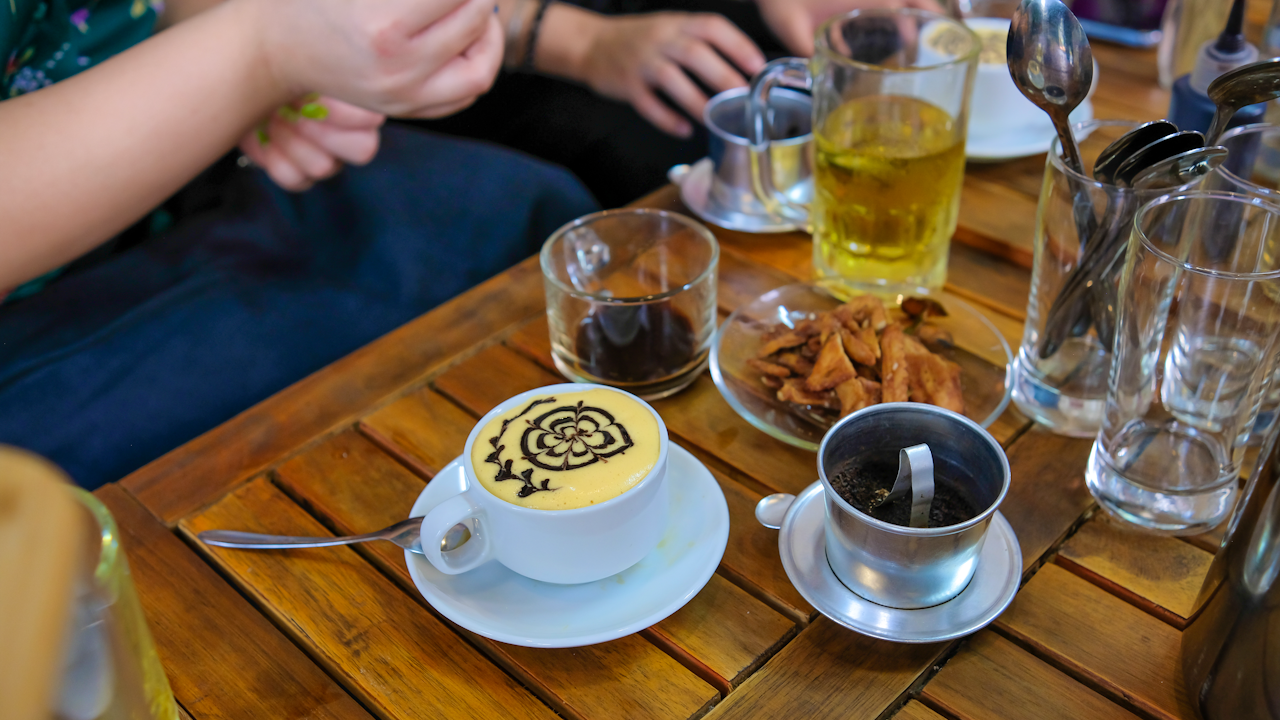 Unique Egg Coffee Class in Hanoi Discount
